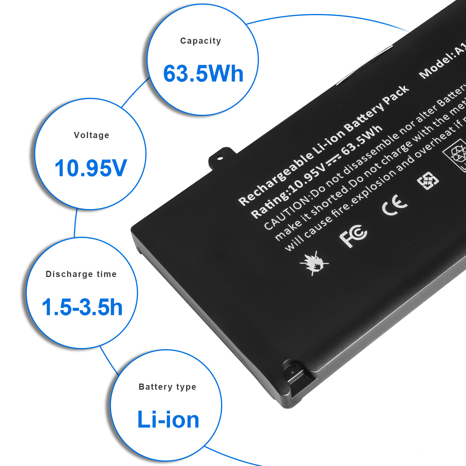 Battery For Apple MacBook Pro 13 inch A1278 A1322 Mid 2009 2010 2012