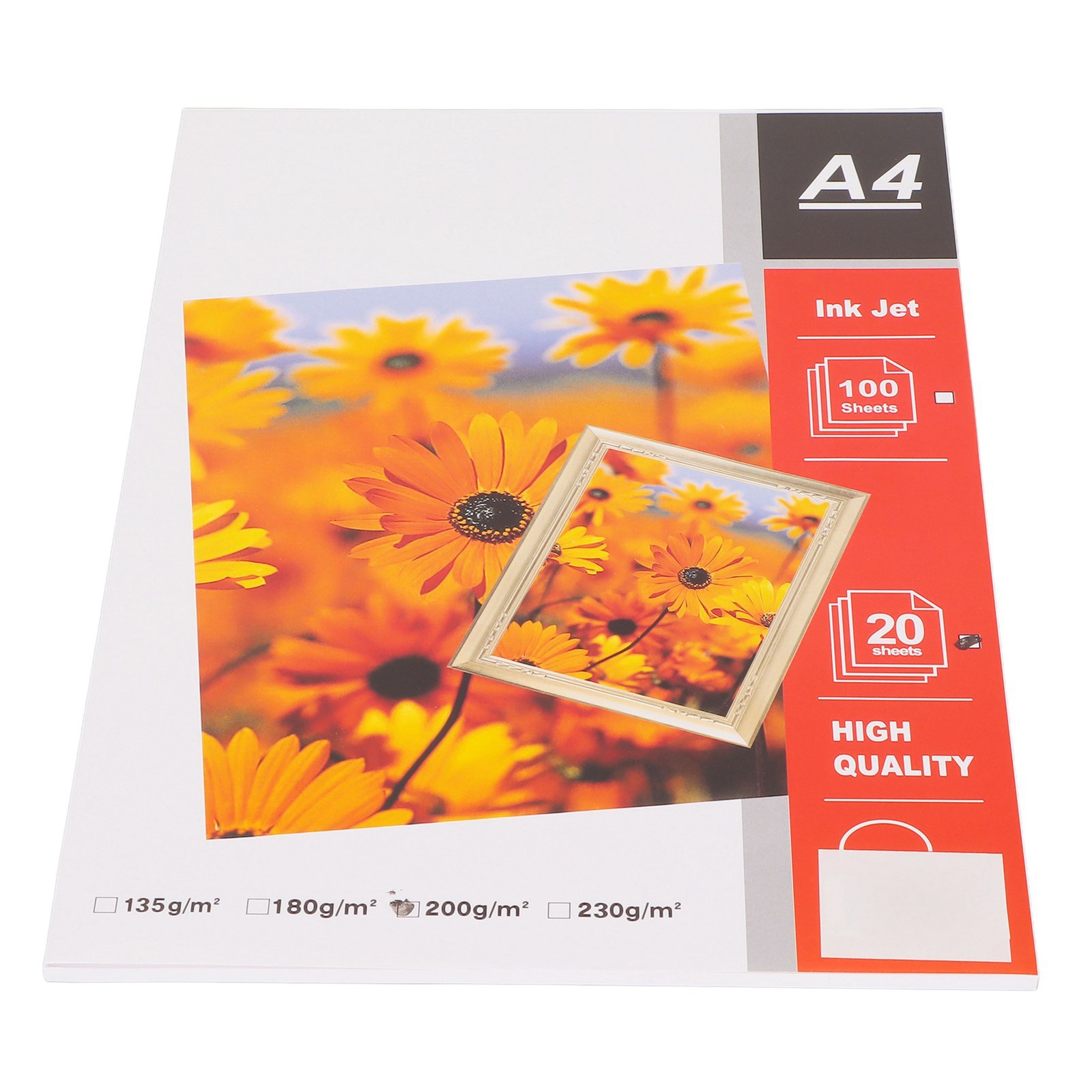 20Pcs Matte Photo Paper Durable Paper 8.3×11.7in Glossy Water Re BRZN