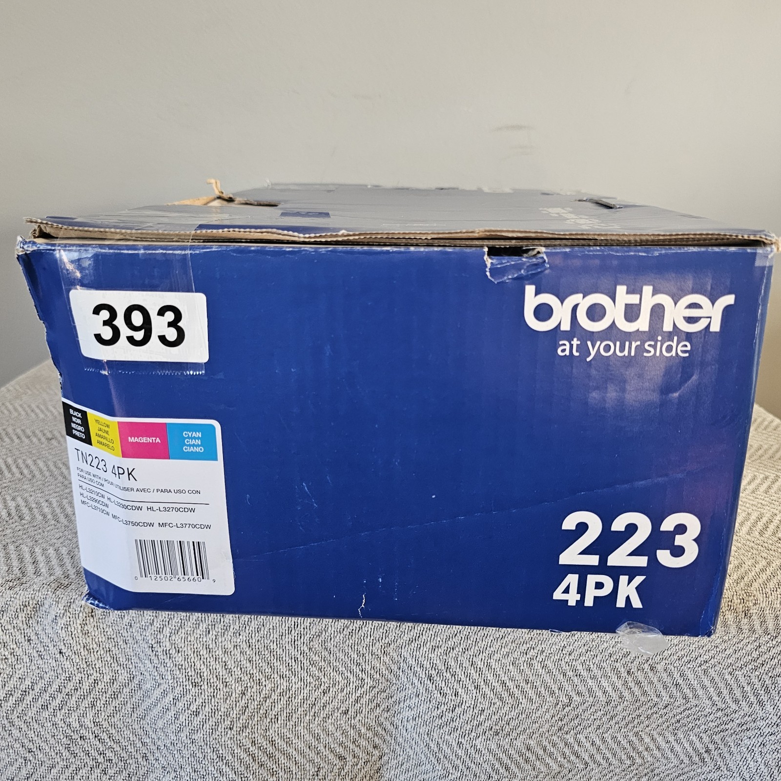 Brother Standard-Yield Toner – Pack of 4 (Black/Cyan/Magenta) OPEN BOX