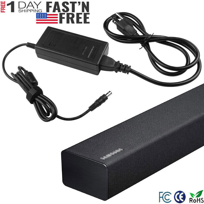 Power Supply Charger for Samsung SoundBar HW-J450 HW-HM45C HW-Q60R HW-F551