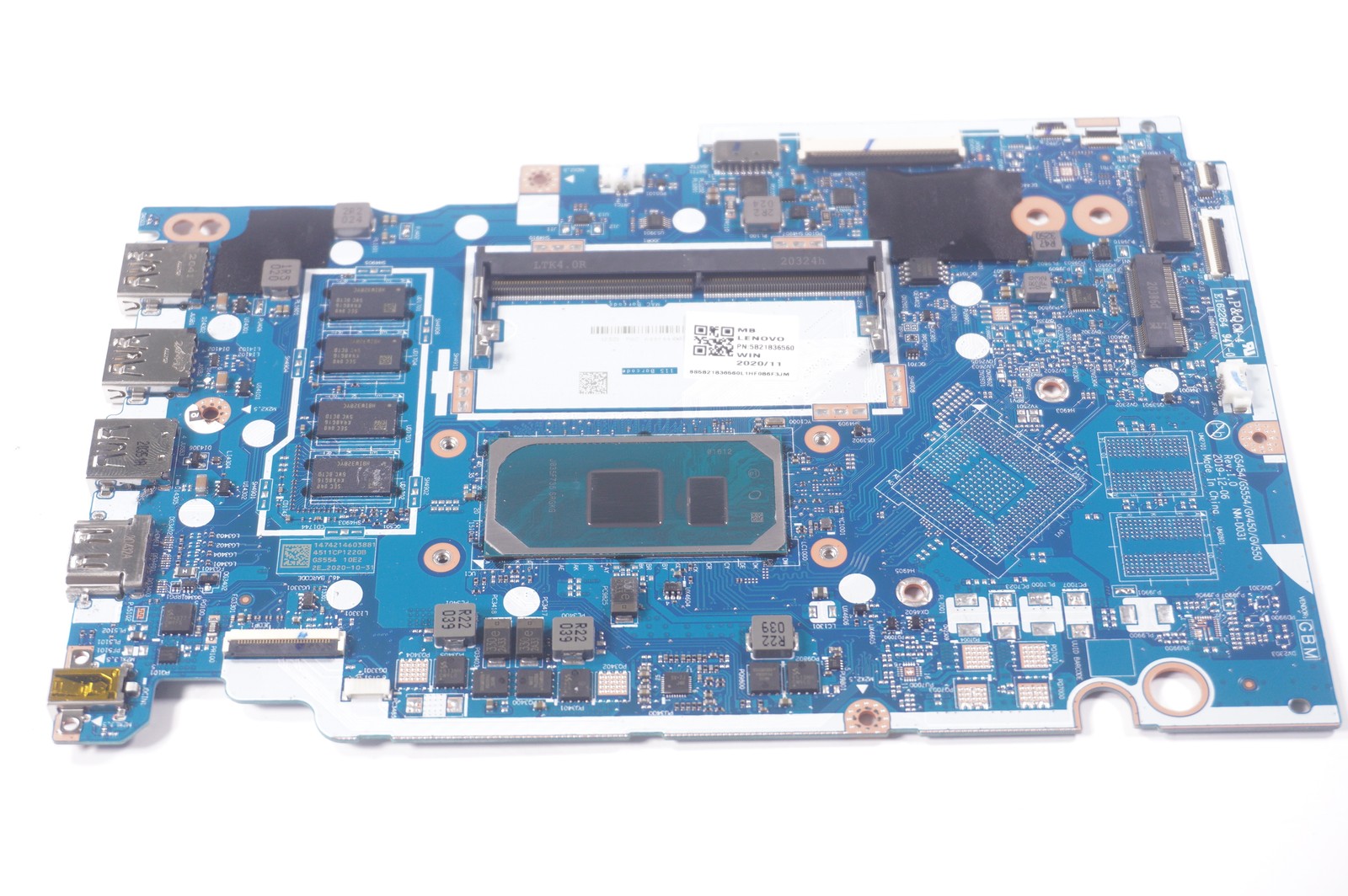 5B21B36560 Lenovo Intel Core i5-1035G1 4GB Motherboard 81WE IDEAPAD 3-15IIL05