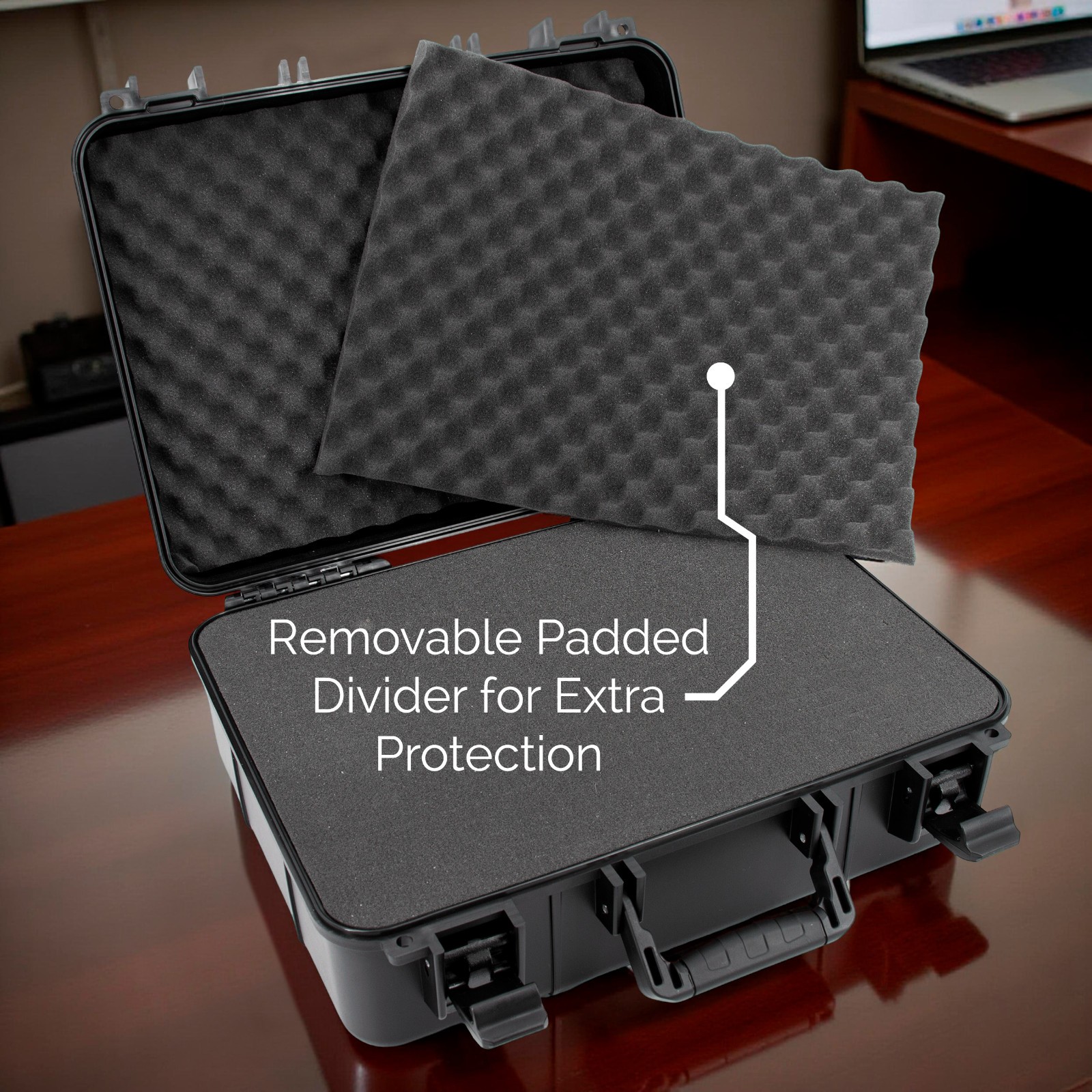 CASEMATIX Hard Projector Case for BenQ Projectors in Customizable Foam