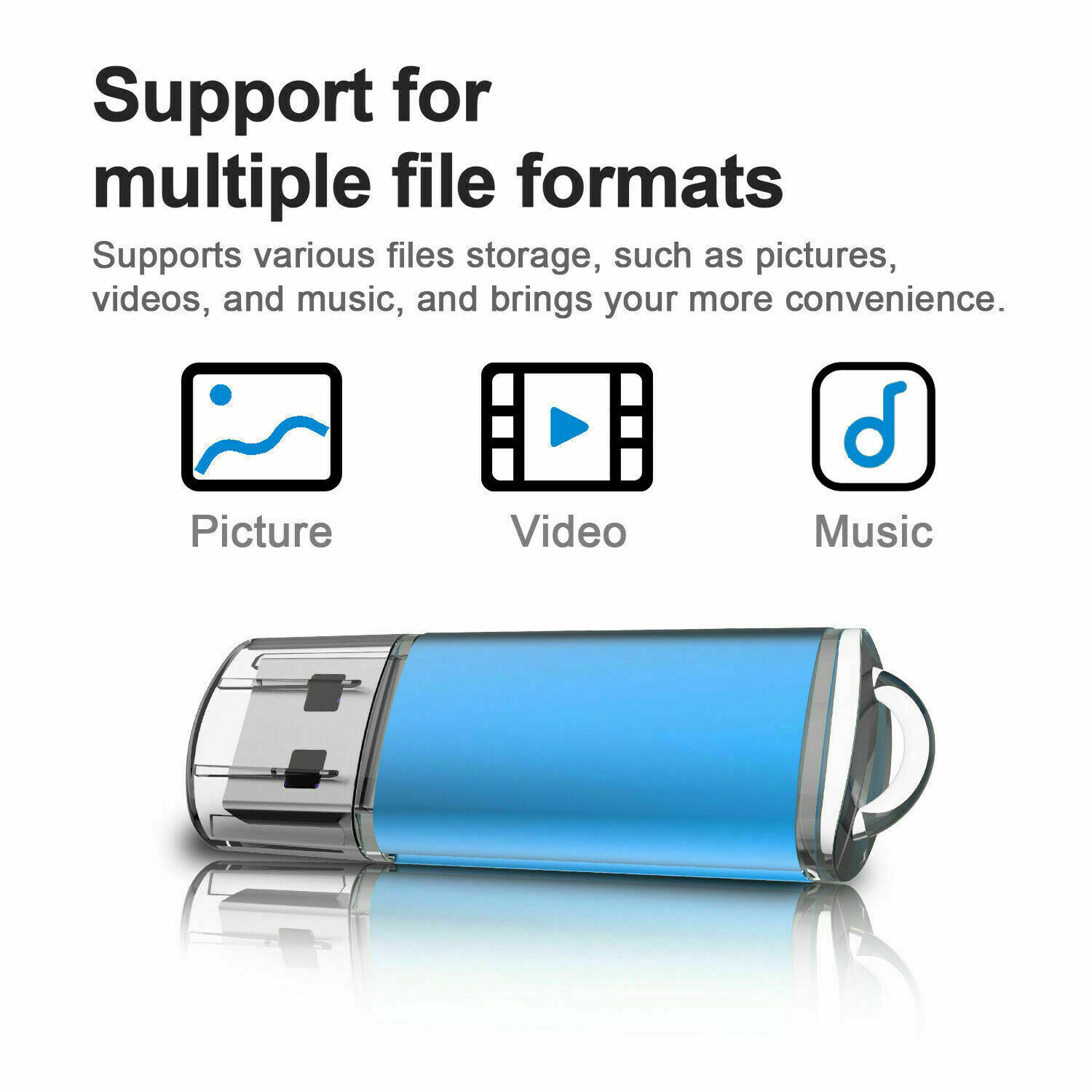 5 Pack 32 GB USB 2.0 Flash Drive Memory Stick Thumb Drives Pen Drive Jump Drive