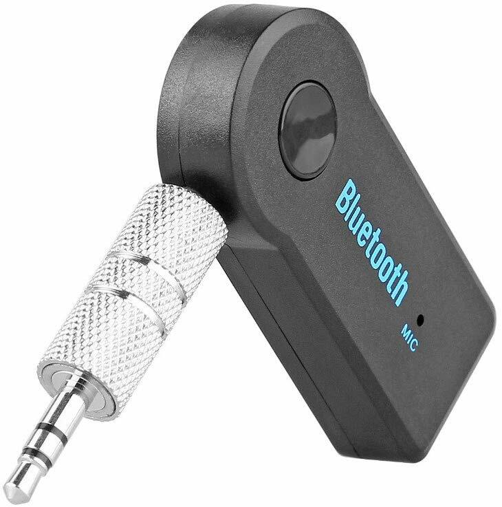 Wireless Bluetooth Receiver 3.5mm AUX Audio Stereo Music Hands Free Car Adapter