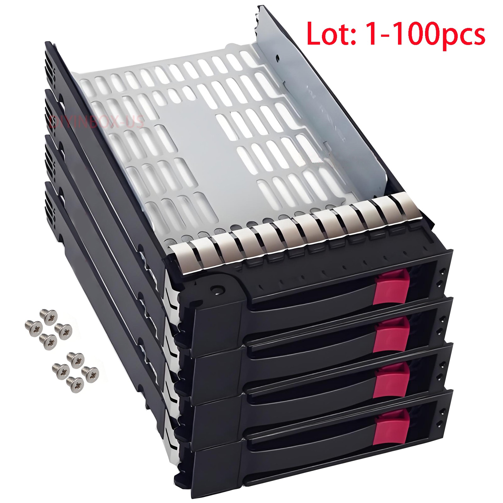 Lot 3.5″ LFF HDD Drive Tray Caddy for HP ProLiant G4/G5/G6/G7 DL360 DL380 373211