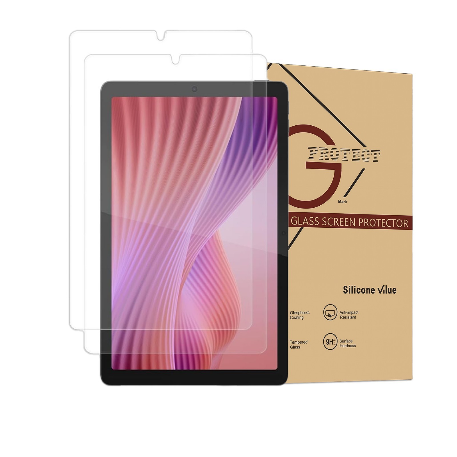 For Lenovo Tab One 8.7 Inch 9H Tempered Glass Screen Protector 2 Pack