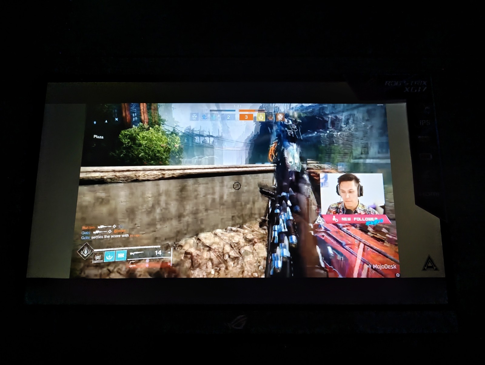 ASUS ROG Strix 17.3″ 1080P Portable Gaming Monitor (XG17AHPE) 240hz W/Battery
