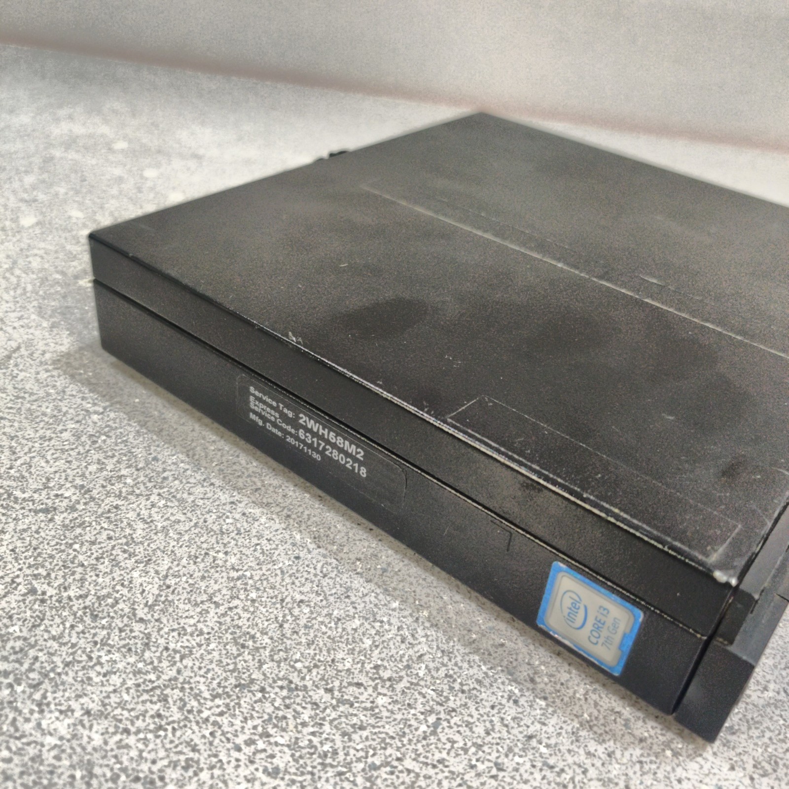 Dell Optiplex 3050 Micro Core i3-7100T 2.10GHz 4GB NO HDD/OS/ADAPTER/Faceplate