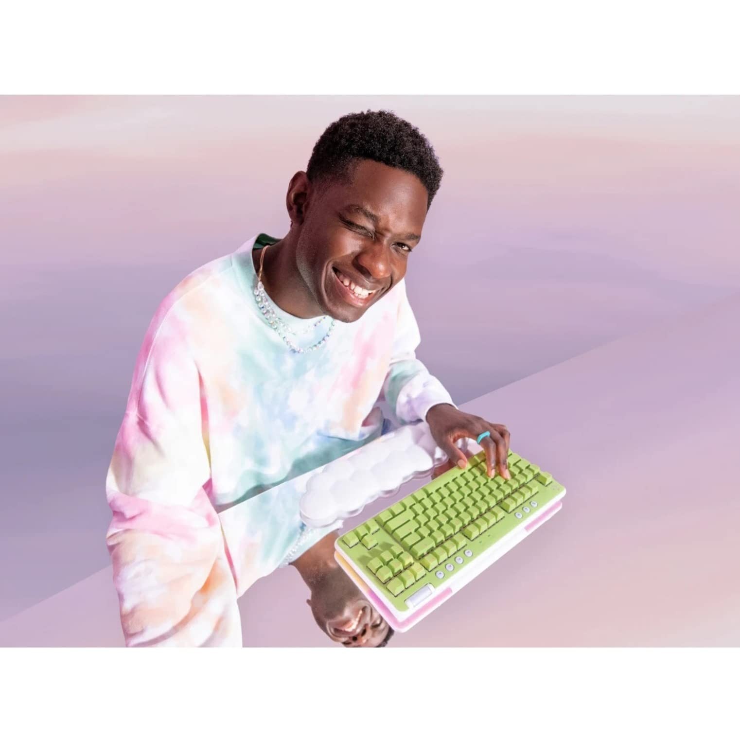 Logitech G715 TKL Wireless Mechanical Tactile Gaming Keyboard PC/Mac White Mist