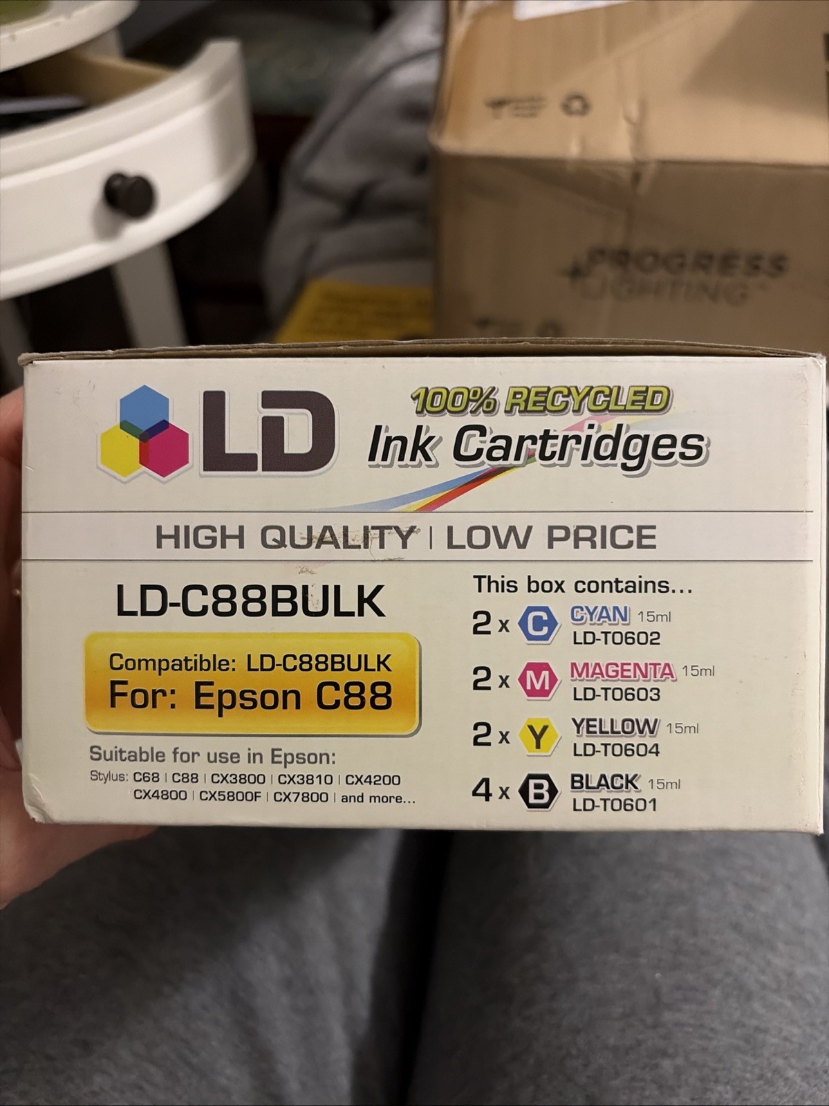 LD Products Ink Cartridges For Epson C88 10 Qty