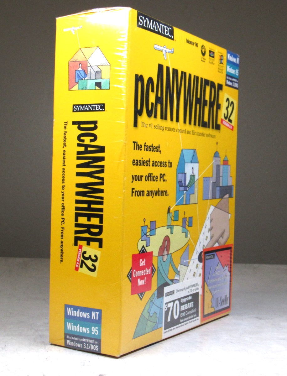 Symantec Windows PCAnywhere 32 Version 8 CD – SEALED