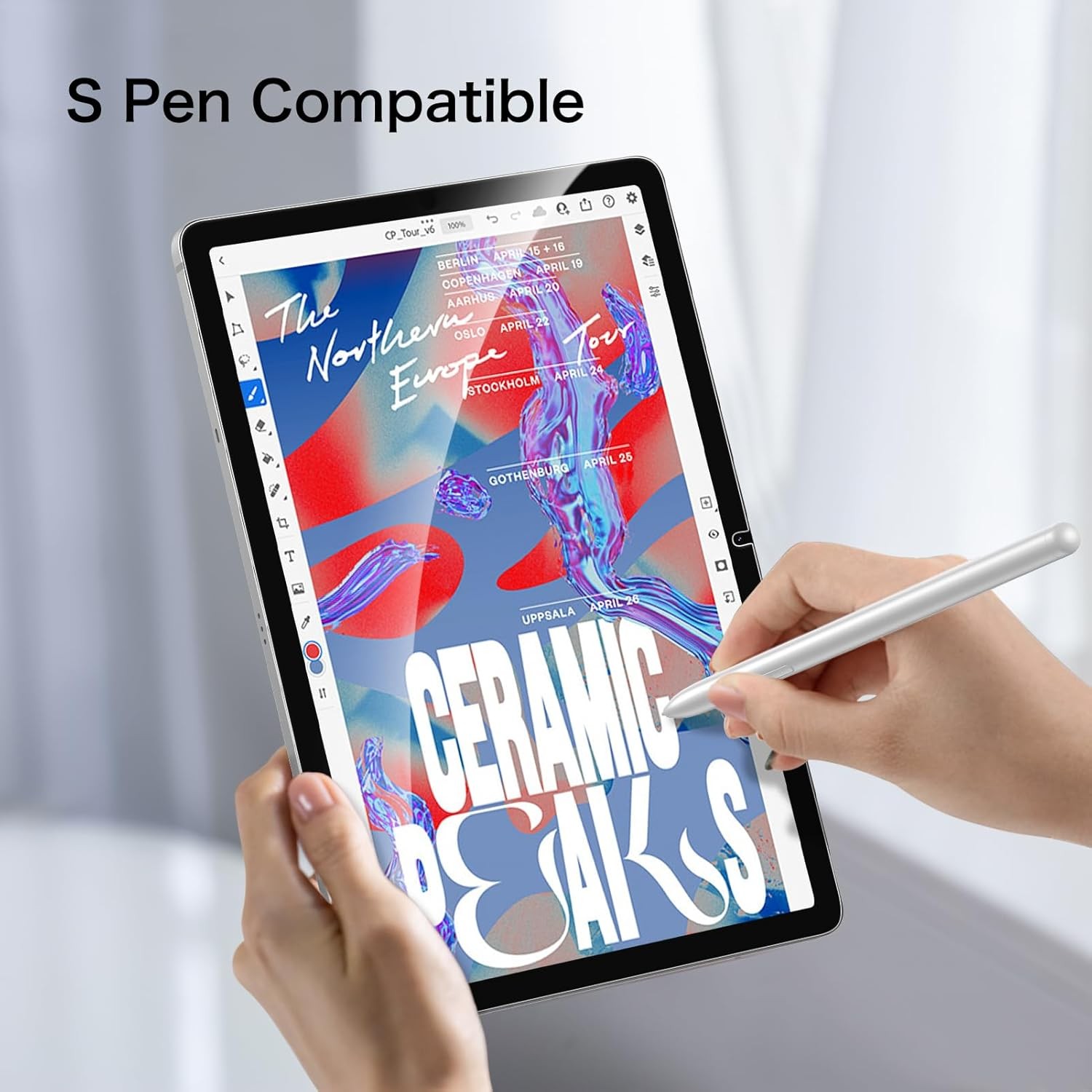 [2 Pack] Screen Protector for Samsung Galaxy Tab S10 FE/S9 FE & Tab S9/S8/S7