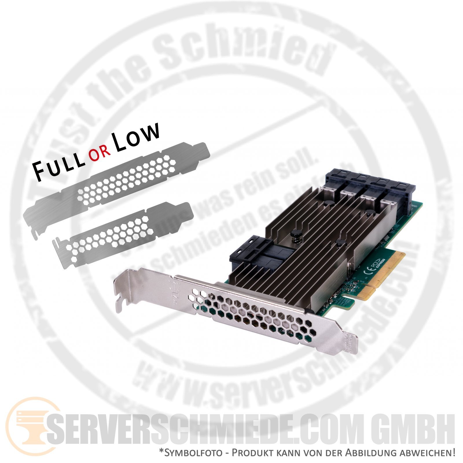 LSI SAS9305-24i 9305-24i PCIe x8 6x SFF-8643 12G SAS3 S-ATA HBA for HDD SSD Stor