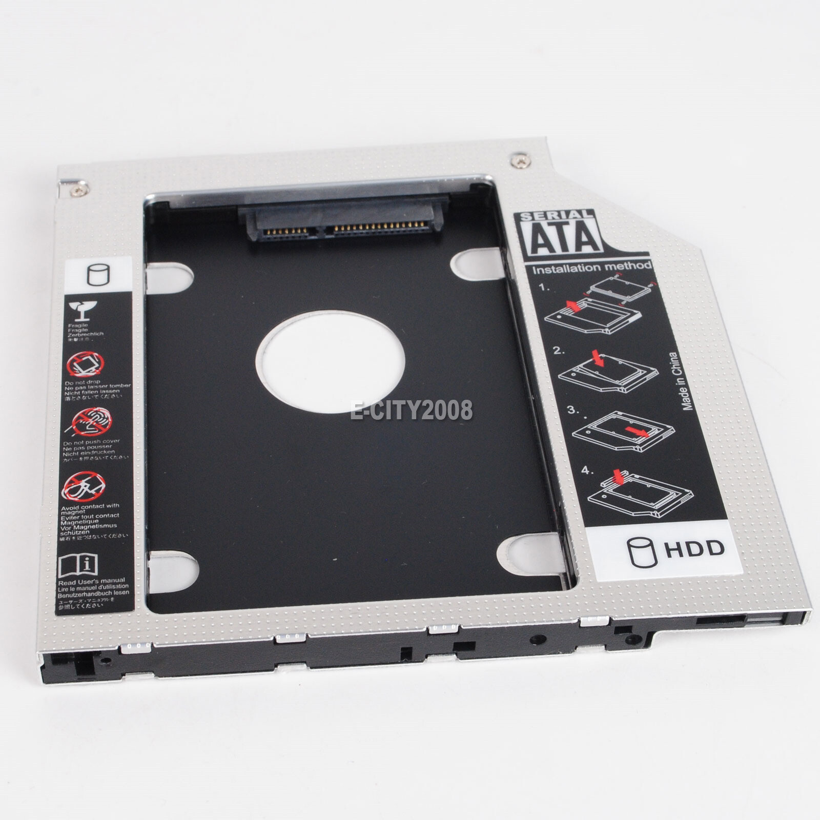 SATA 2nd HDD SSD HD Hard Drive Caddy For DELL Latitude E6400 E6500 E6410 E6510