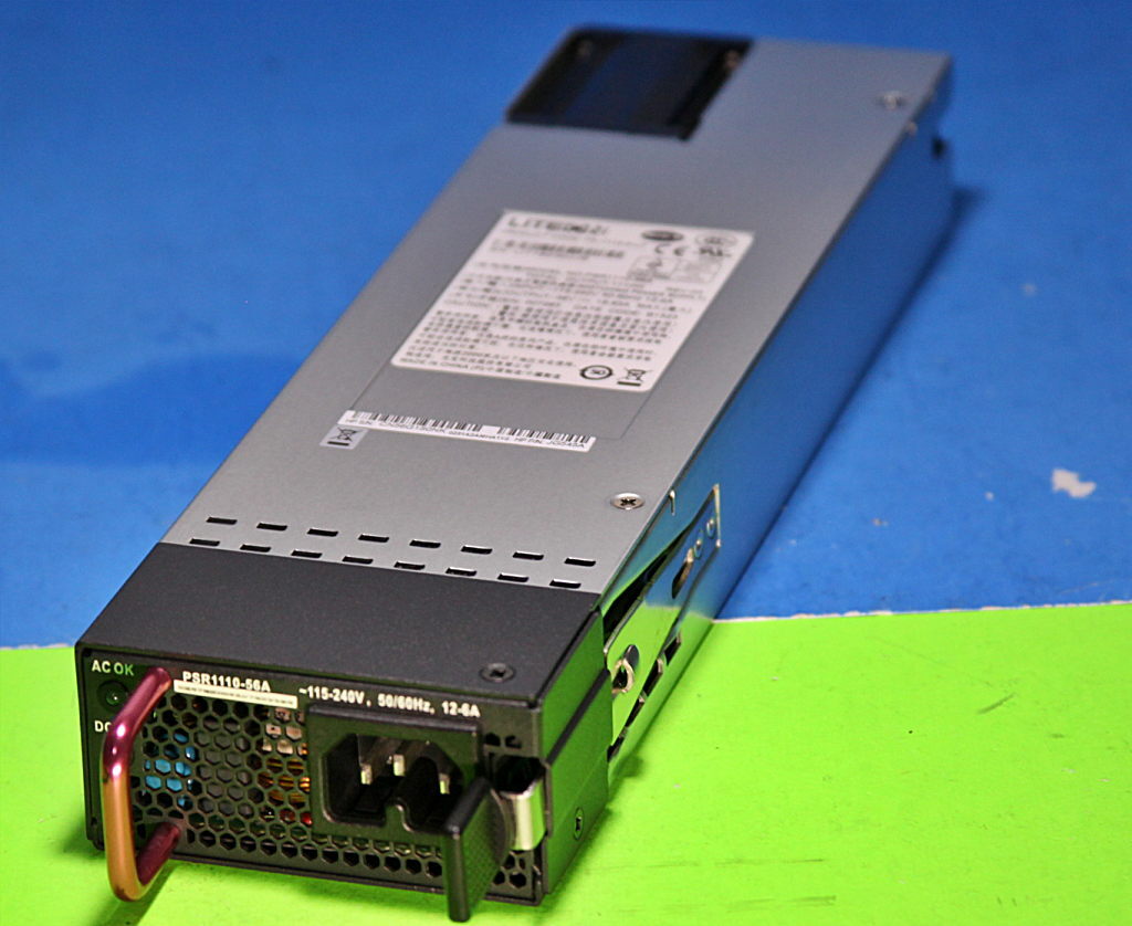 JG545A HP HPE X362 1110W 115-240VAC to 56VDC PoE Power Supply