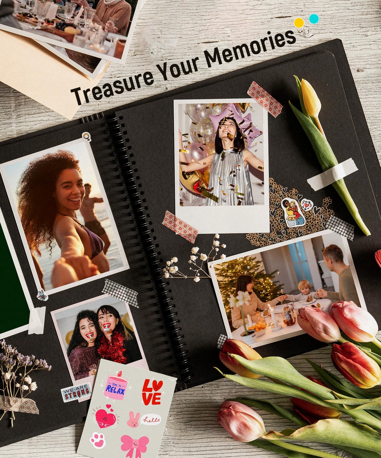 For Liene Amber M100/M200/M110/M210 4×6 Photo Printer 80 Sheets Photo Paper