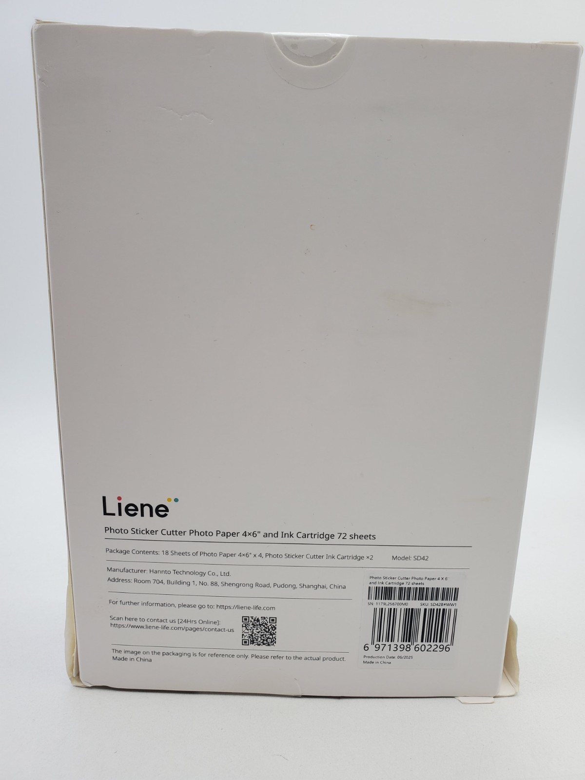 Liene Photo 4×6″ Paper/ 1 Ink Cartridge (54 Sheets)