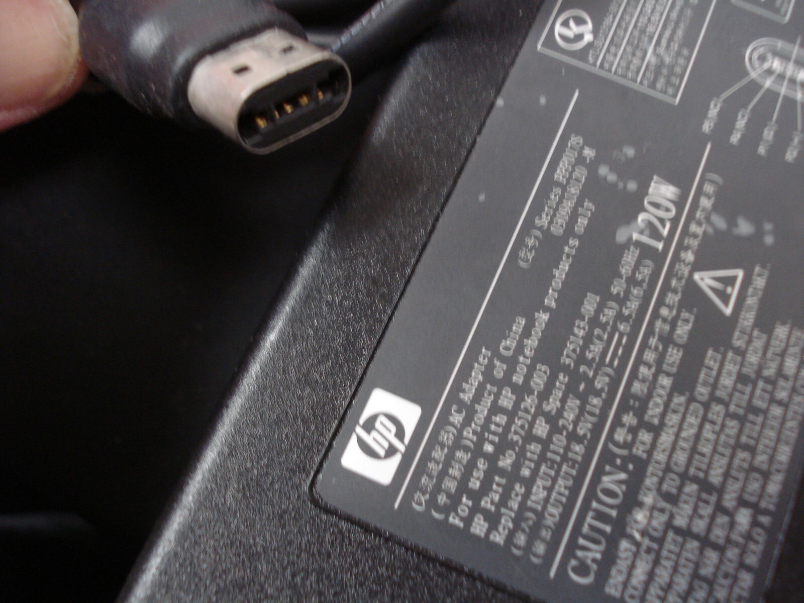 Genuine OEM HP Pavilion ZD8000 ZD8100 ZD8200 ZD8300 ZD8400 ZV6000 120W Charger