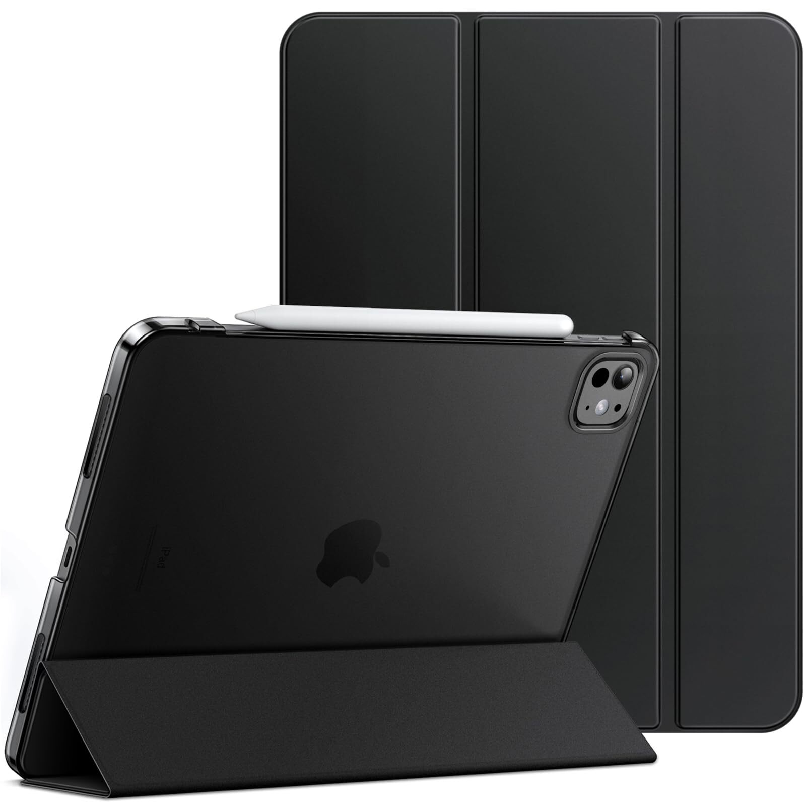 JETech Case for iPad Pro 13-Inch M4 (2024) with Auto Wake/Sleep (Black)