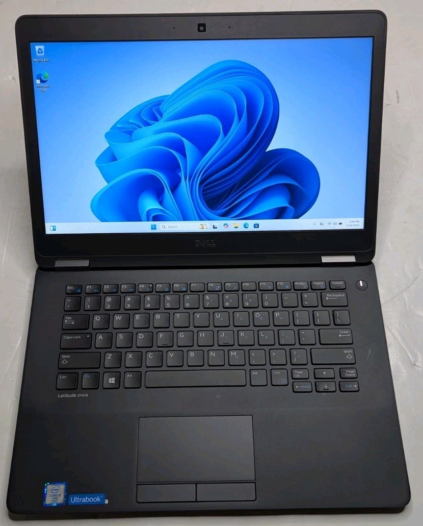 Dell Latitude E7470 14″ Laptop i5-6300U 2.40GHz 8GB RAM 256GB SSD Win 11 Pro