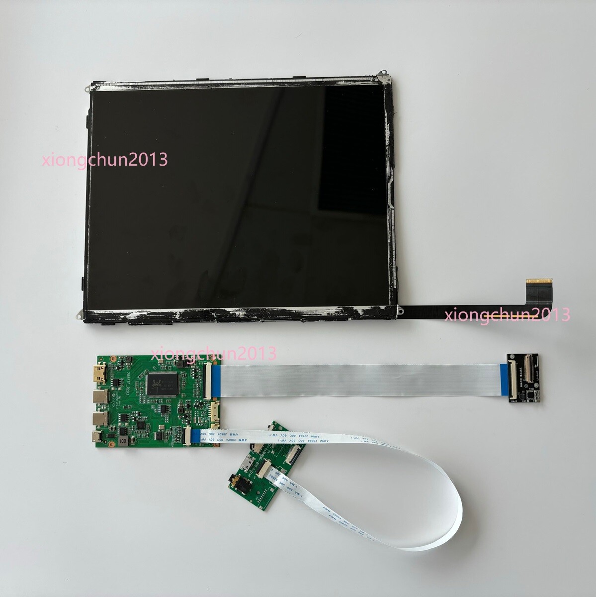 9.7 panel 2048X1536 with 2 type-C mini HDMI board for Ipad 3 Ipad 4 Screen diy