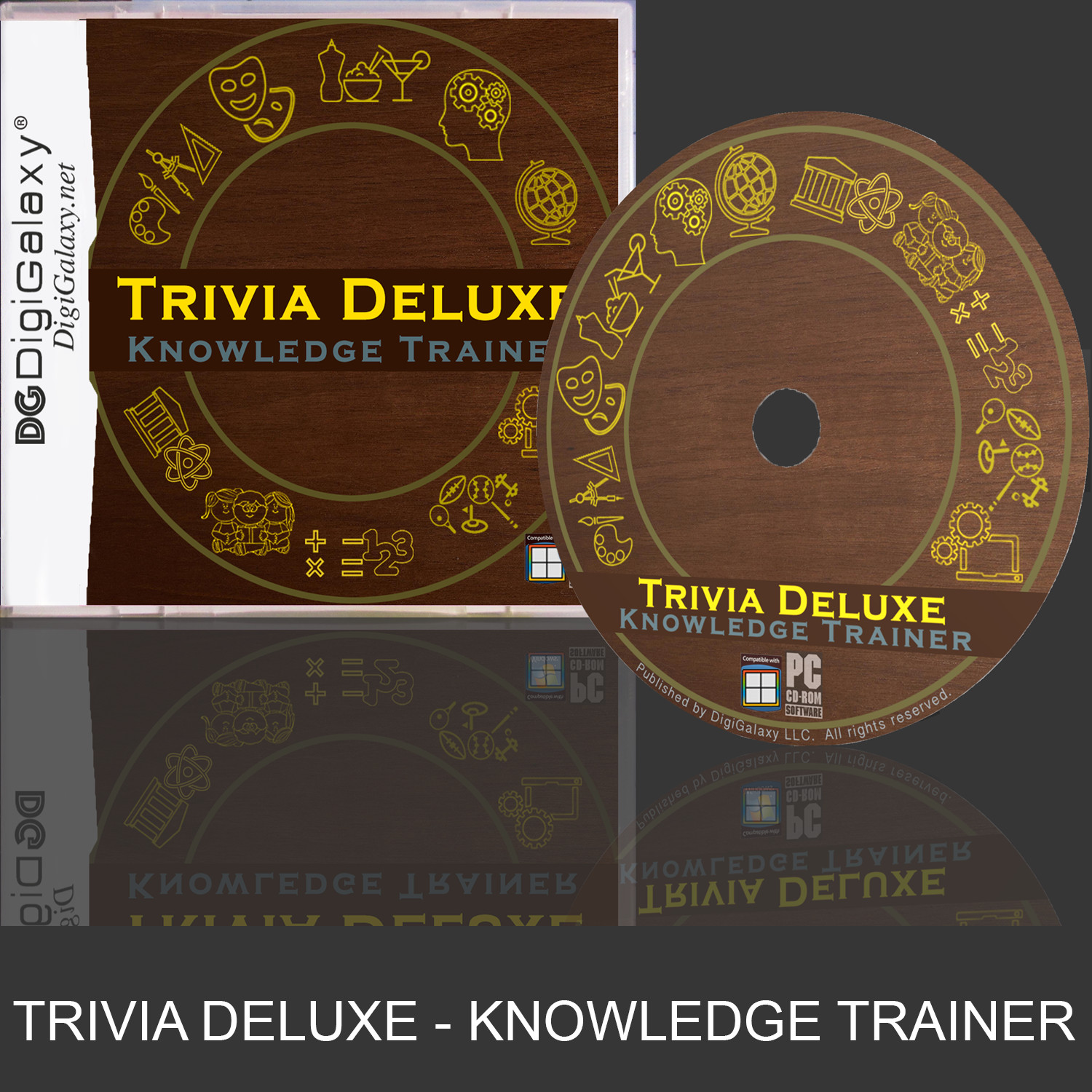 Trivia Deluxe – Knowledge Trainer – Study Mode & Quiz Games (Windows or Mac)