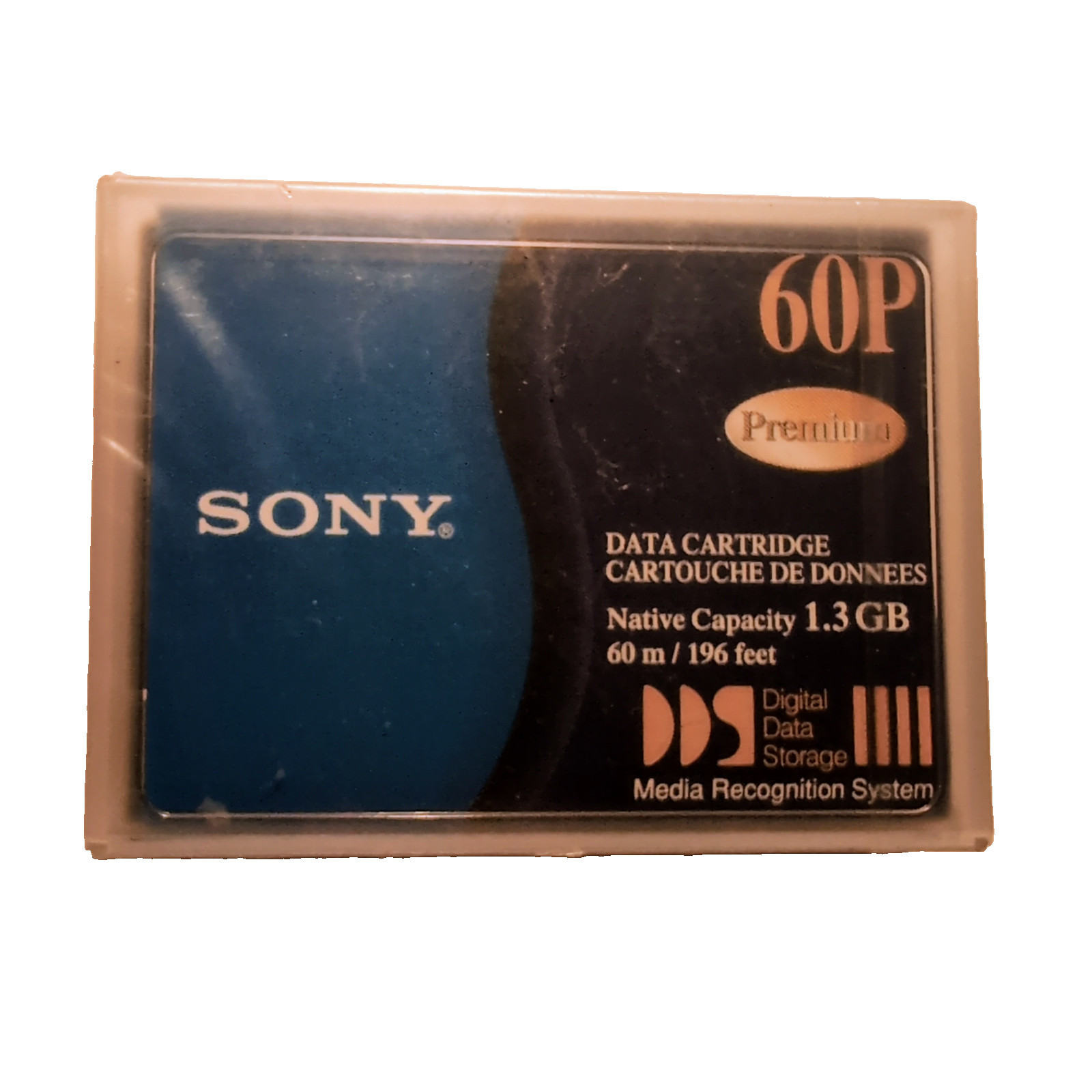 Sony DG60P Premina DDS Data Cartridge 1.3GB 60m Vintage Tape