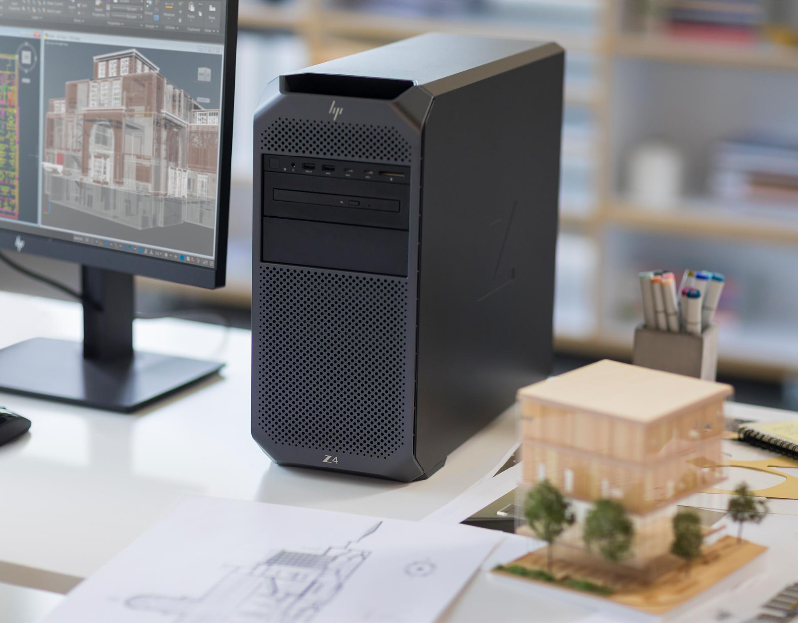 HP Z4 G4 Workstation Tower PC Computer Intel Core W-2125 64GB RAM No Drive/OS