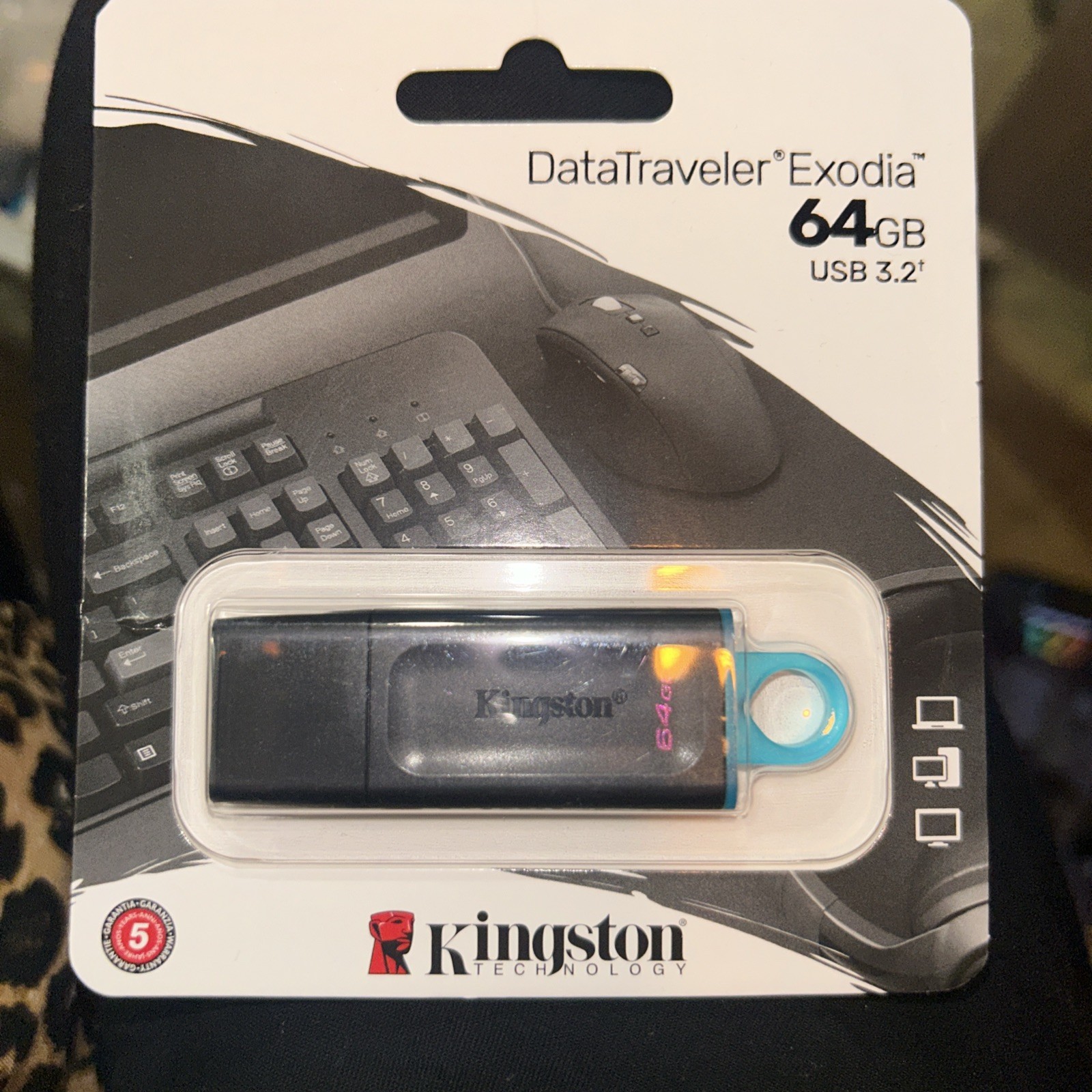 Kingston 64GB DataTraveler Exodia USB Flash Drive USB 3.2