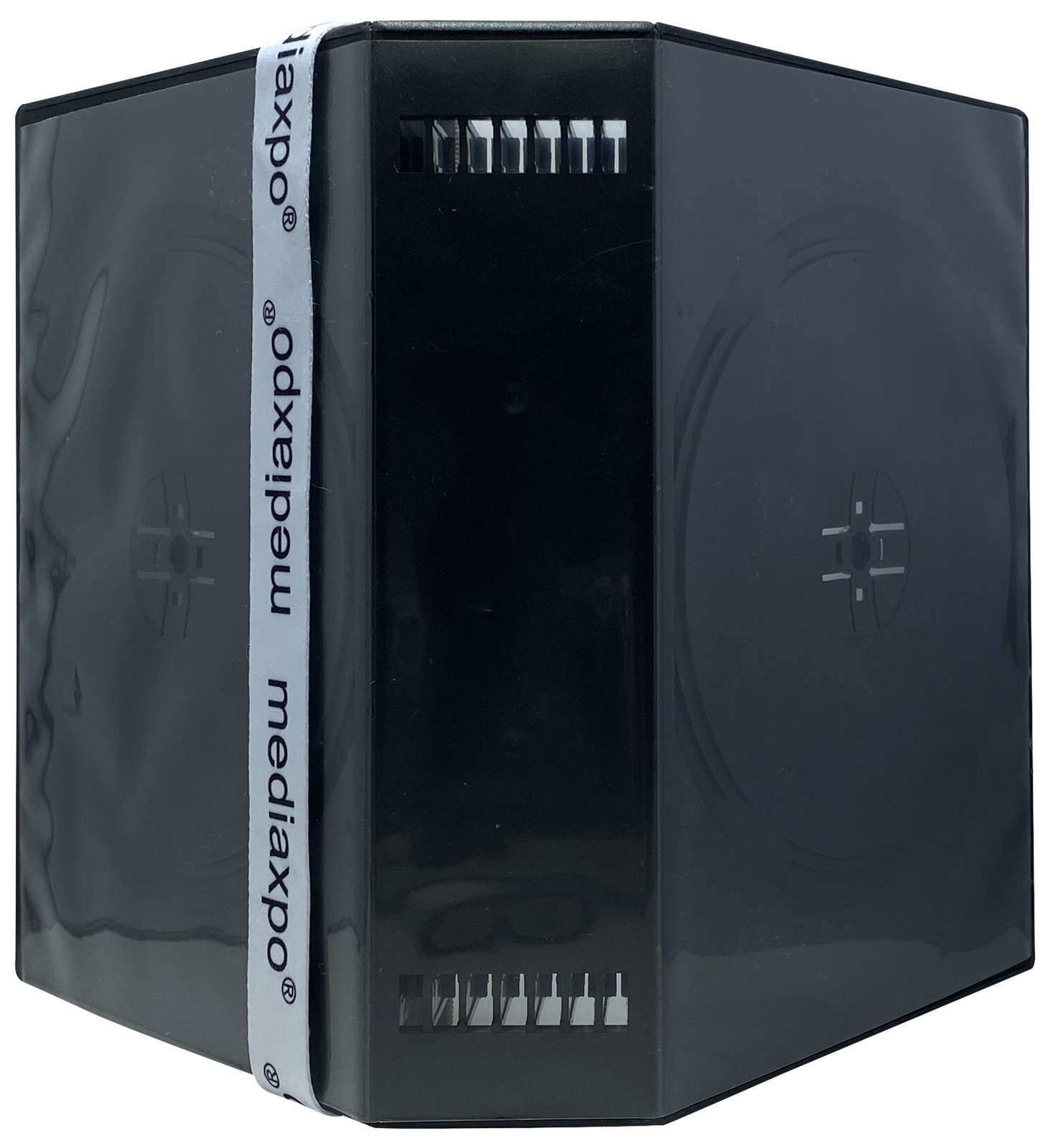 Black 16 Disc DVD Cases Lot
