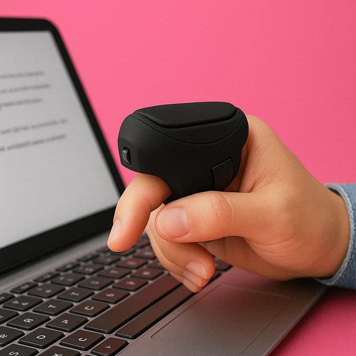 Finger Mouse 2.4GHz Wireless Handheld Trackball – Ergonomic, Easy to Use