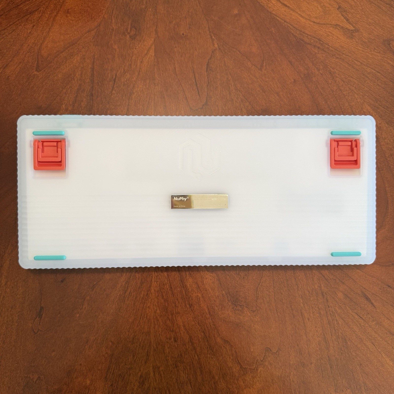 Nuphy Halo75 V2 White Mechanical Gaming Keyboard + Wrist Rest – Raspberry Switch