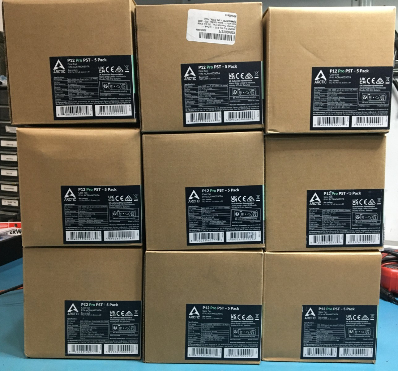 Brand New ARCTIC P12 Pro PST (5 Pack) 120 mm Case Silent Fan.