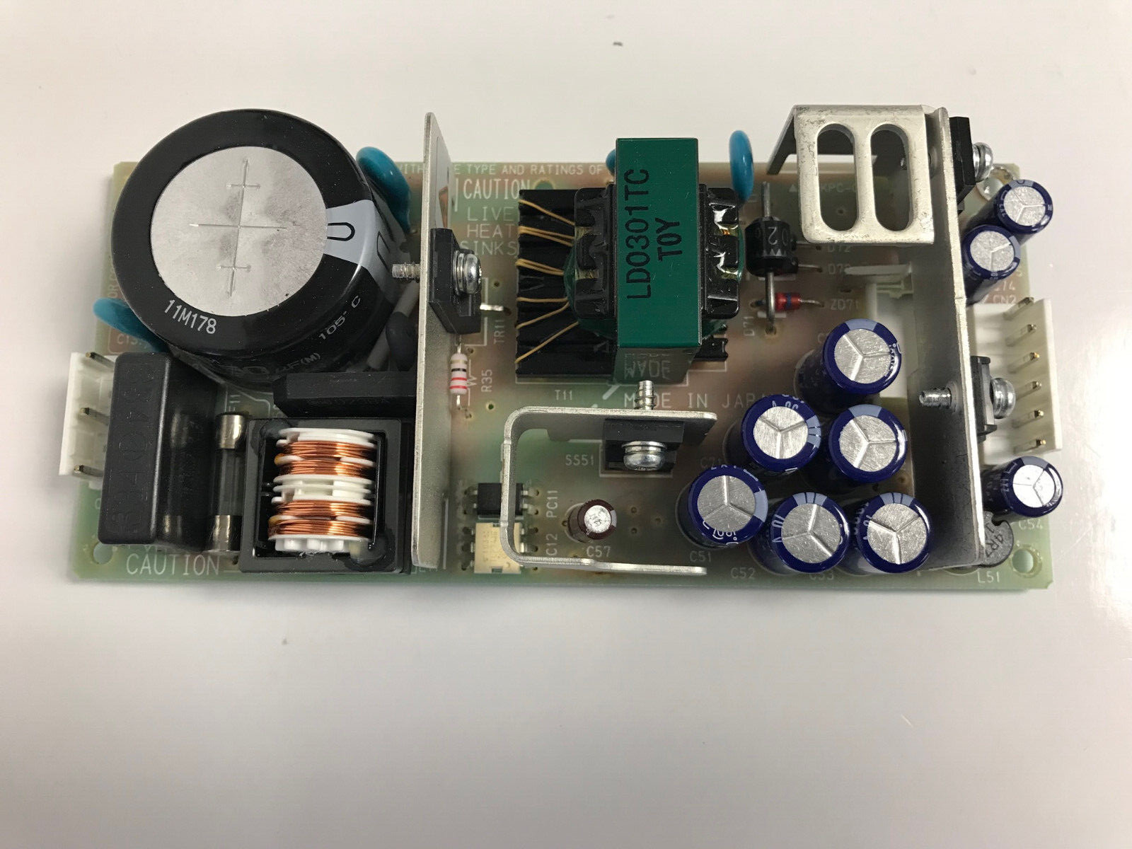 COSEL LDC30F-1 6V 3A(4.5A) 12V 1.2A(2.0A) -12V 0.3A(0.45A) POWER SUPPLY BOARD