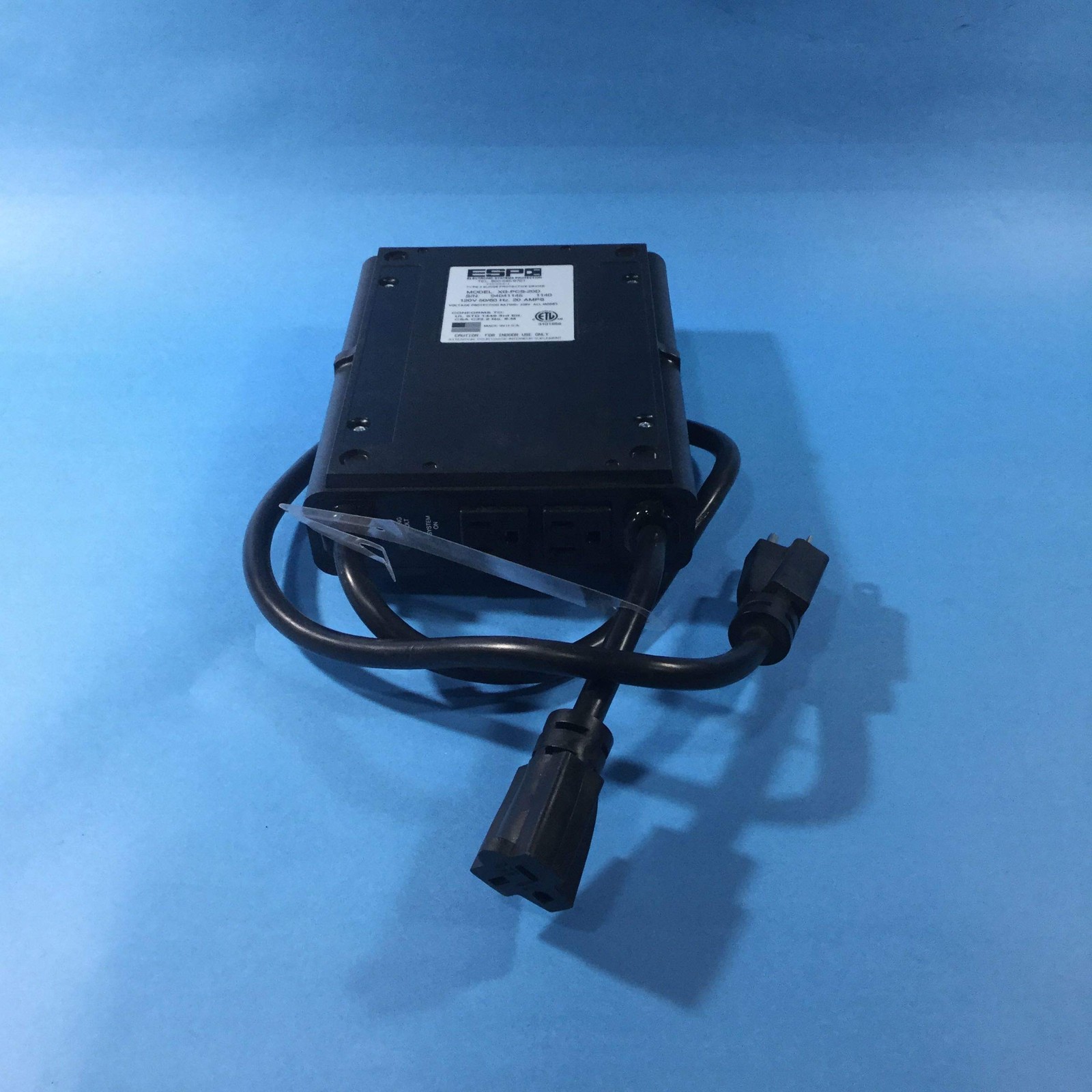 ESP Next Gen Surge Protector/Noise Filter/Power Monitor, (Model # XG-PCS-20D)