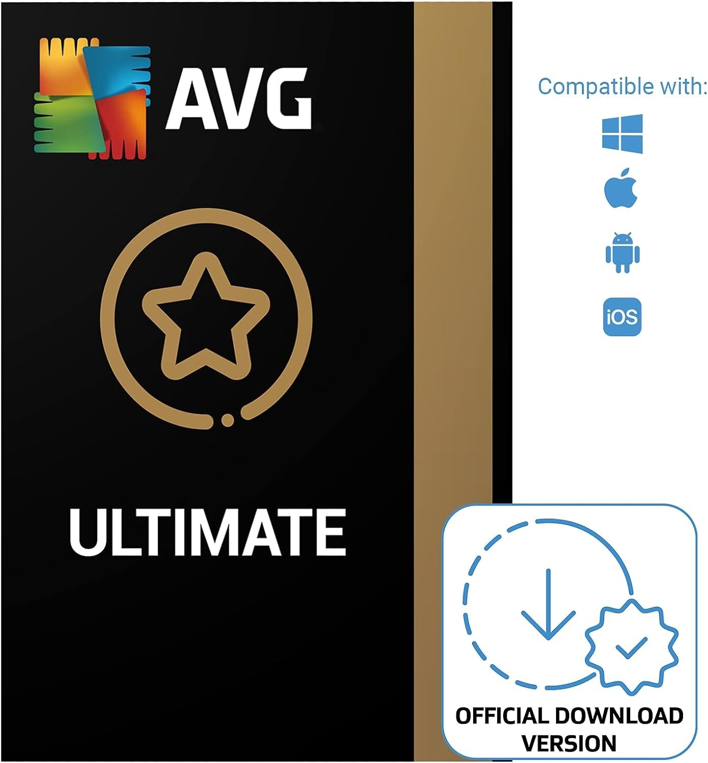 AVG Ultimate Security 2024 Antivirus Protection 10 Device 2 Year Code by Email