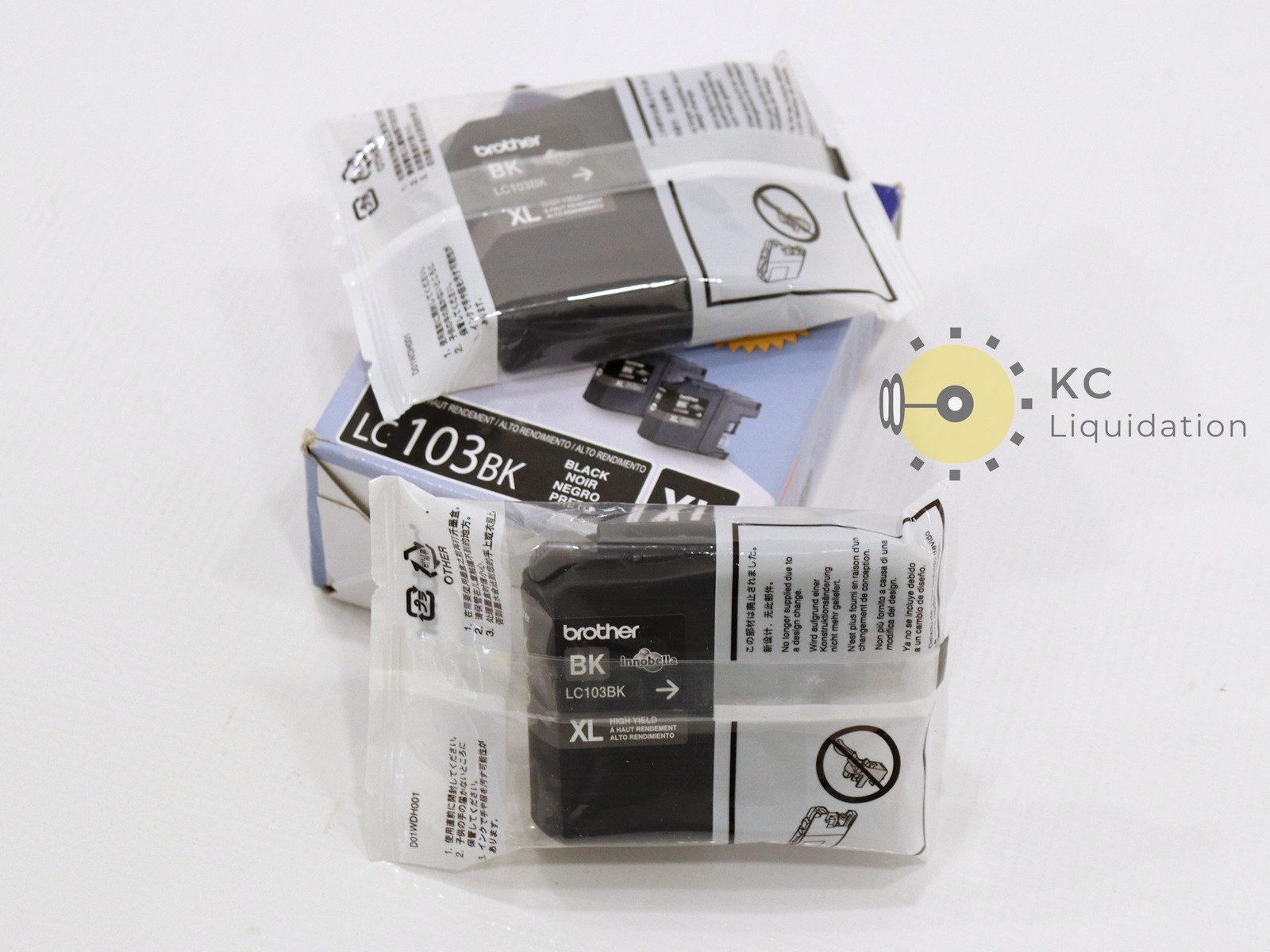 Brother LC103BKXL 2-Pack Black Ink Cartridge 5/2028