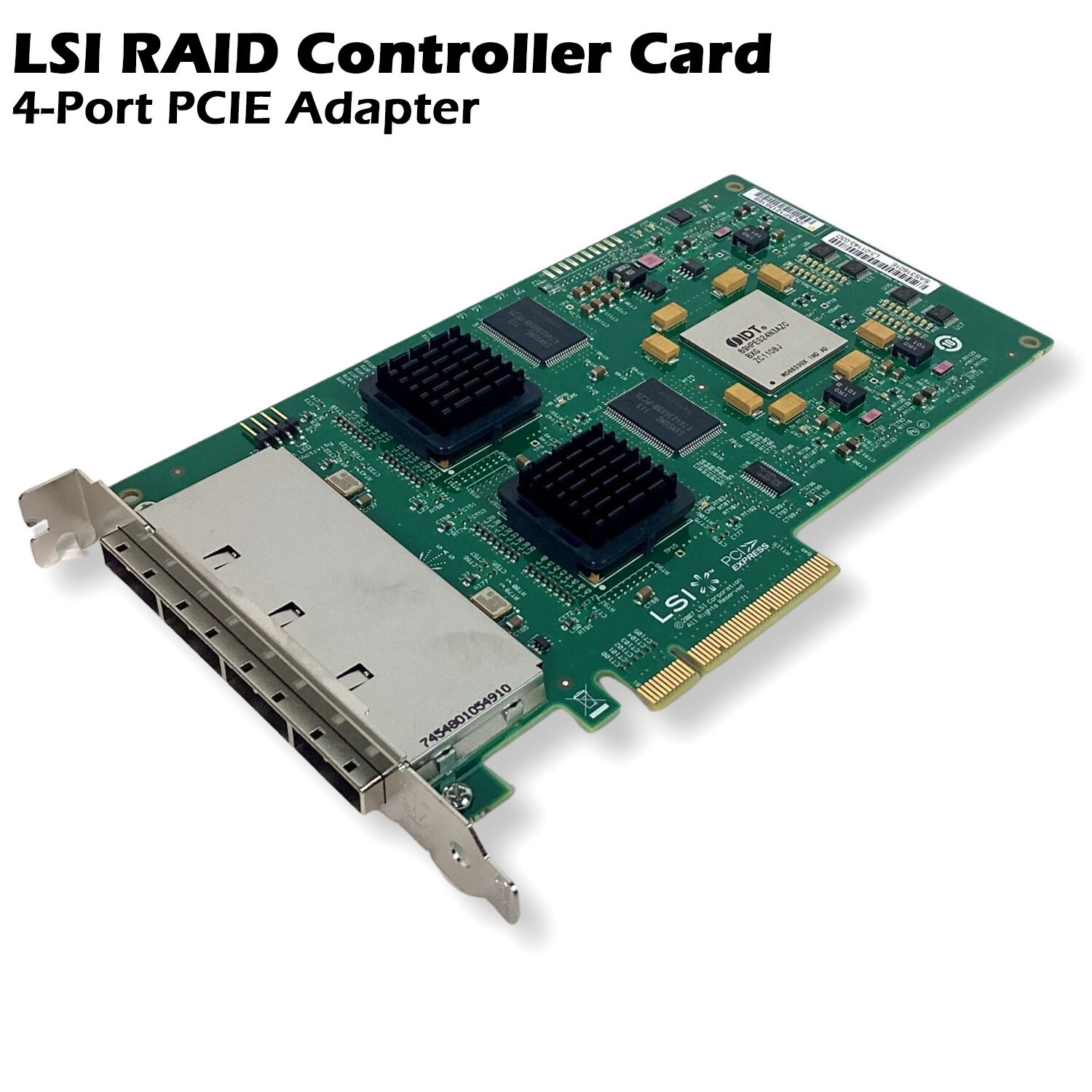New LSI 3Gb/s PCI Express x8 SAS RAID Controller Card P-X-SAS-4P-G SAS31601E