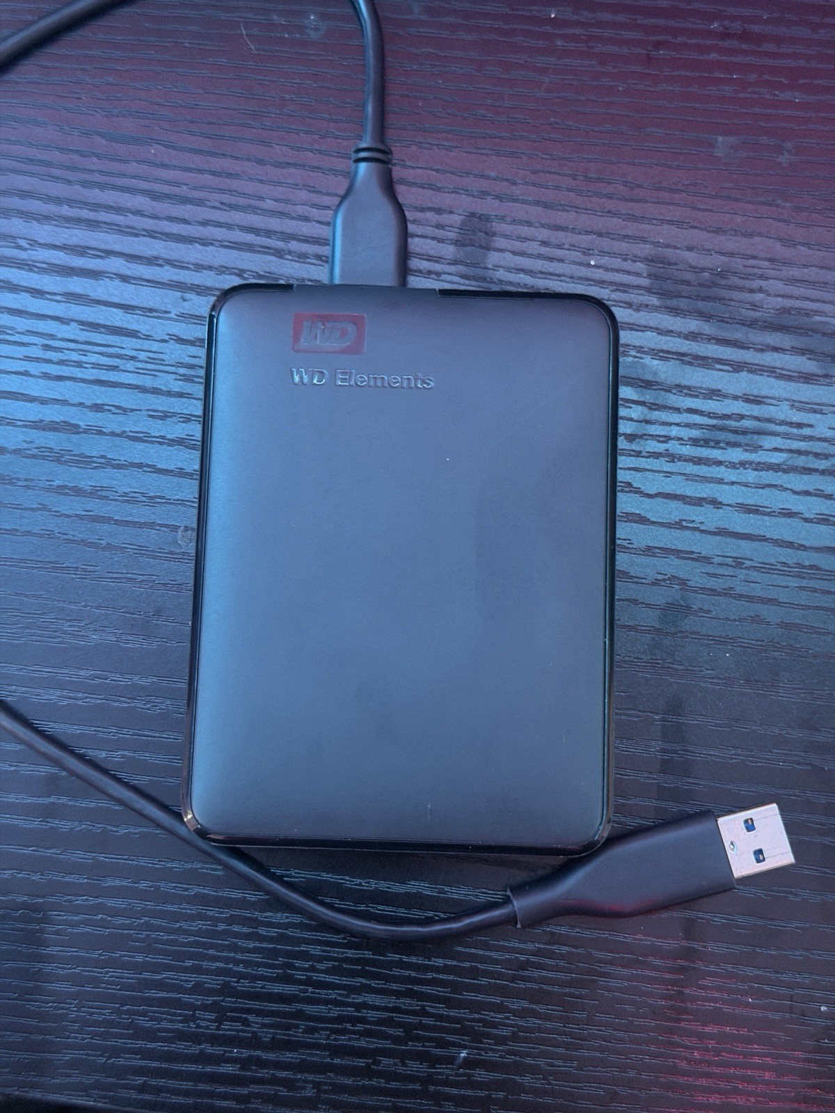 Western Digital WD Elements 1TB USB 3.0 USB-Powered Portable External HDD Black