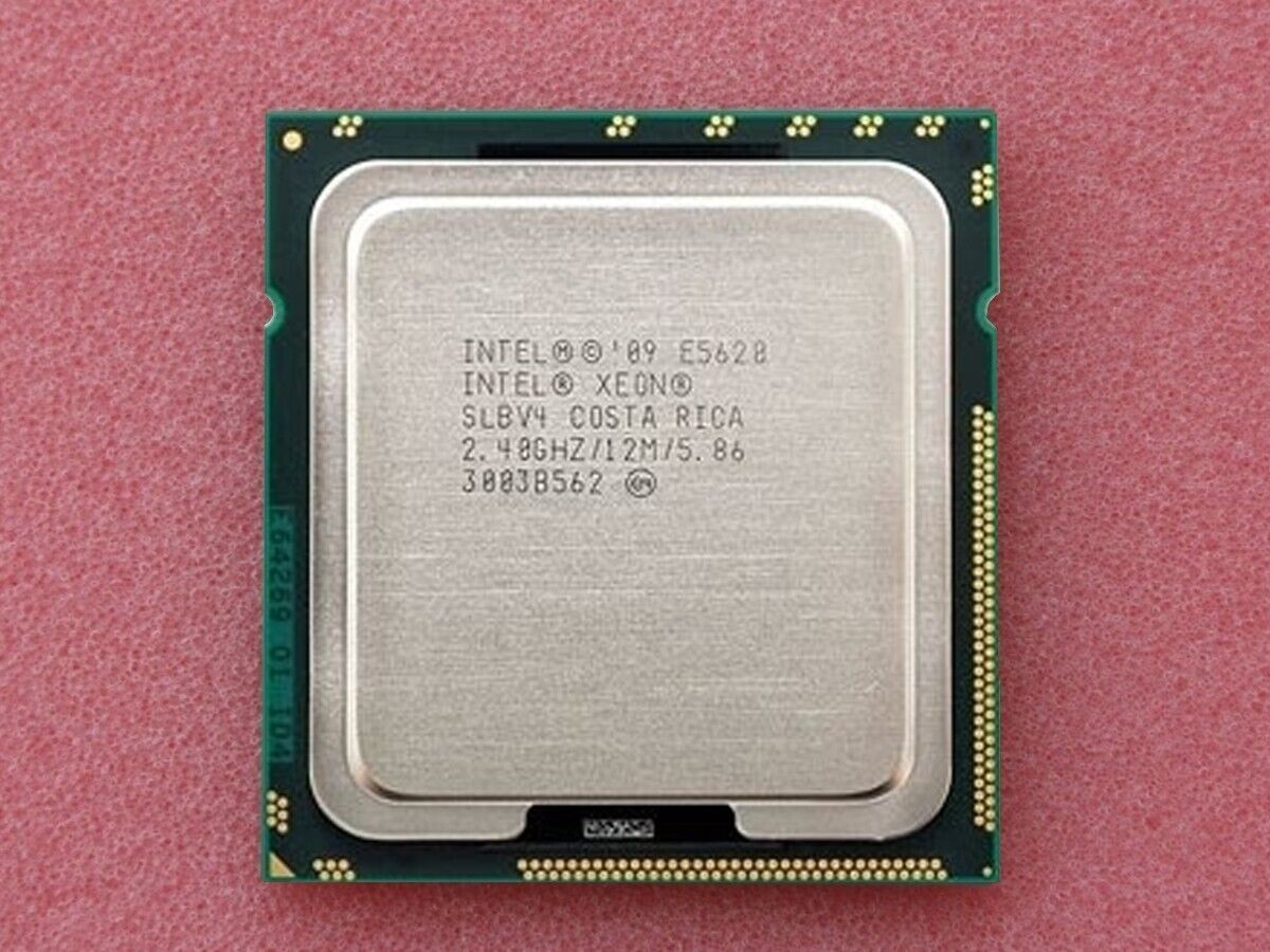 Intel Xeon E5620 CPU 2.40GHz 12M Quad Core LGA-1366 Server Processor SLBV4 80W