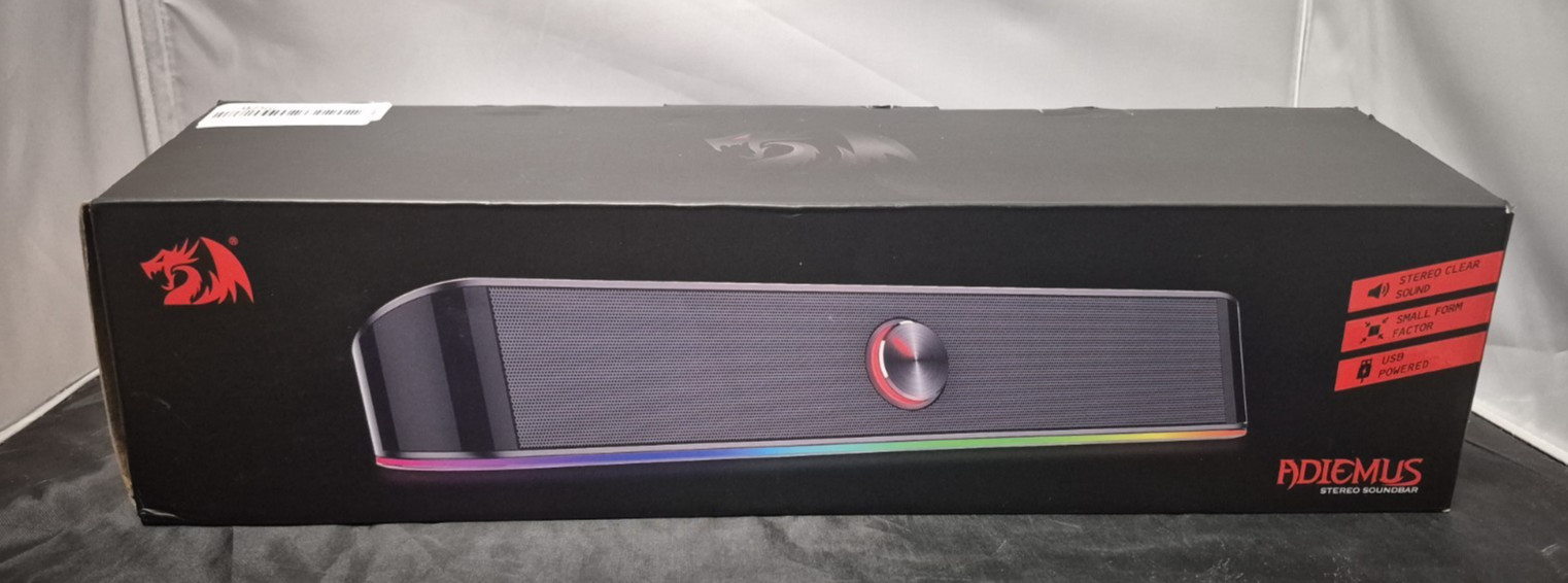 Redragon GS560 RGB Desktop Soundbar, 2.0 Channel Computer Speaker