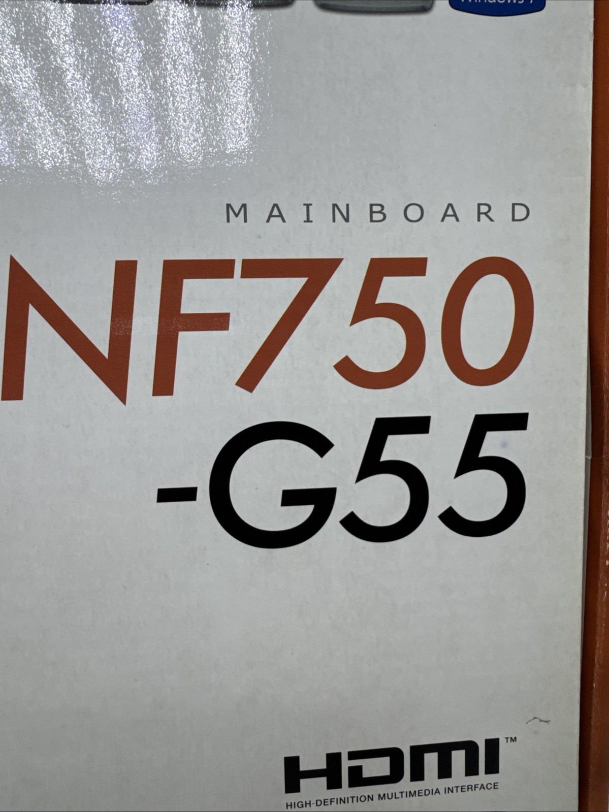 MSI NF750-G55 Mainboard HDMI Windows 7 New In Box