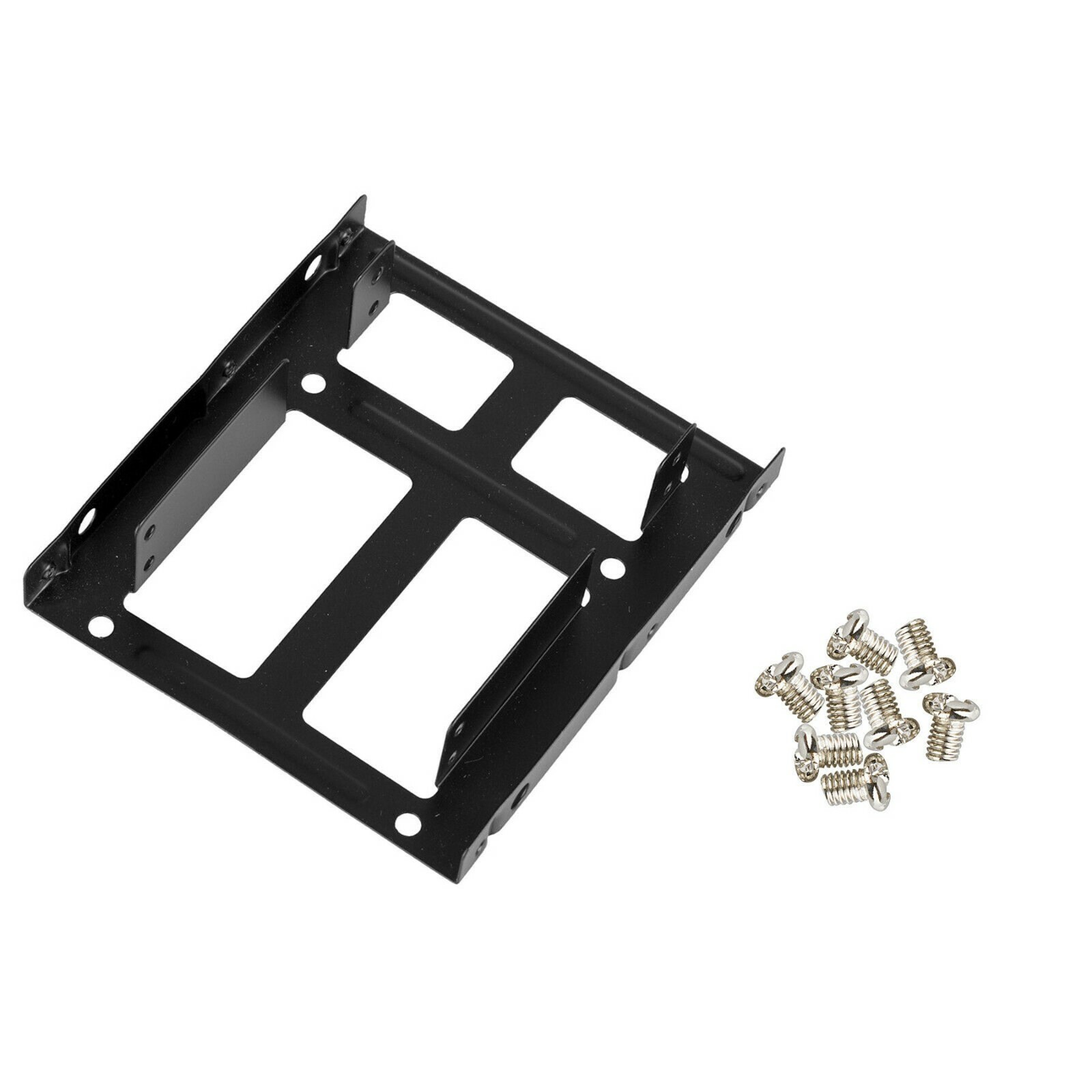 Dual Mounting 2.5″ to 3.5″ Bay SSD Metal Hard Drive HDD Bracket Adapter Dock