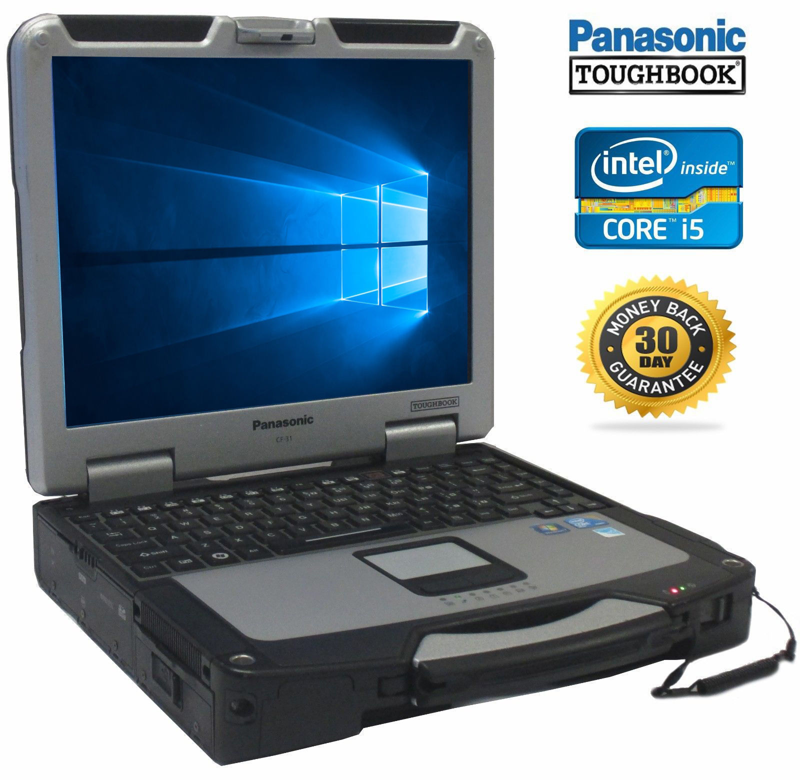Panasonic toughbook CF-31 MK1 Core i5 2.4ghz 8GB 500GB DVDR-W Rugged Win7 Gobi