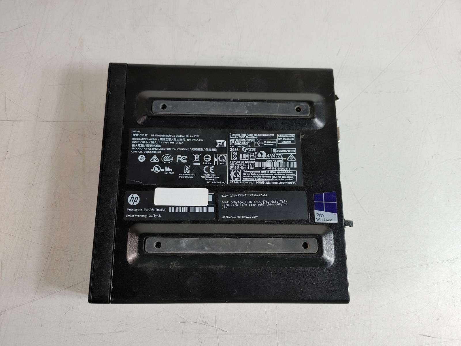 HP EliteDesk 800 G2 DM Core i5-6500T 2.50 GHz 8 GB DDR4 No HDD