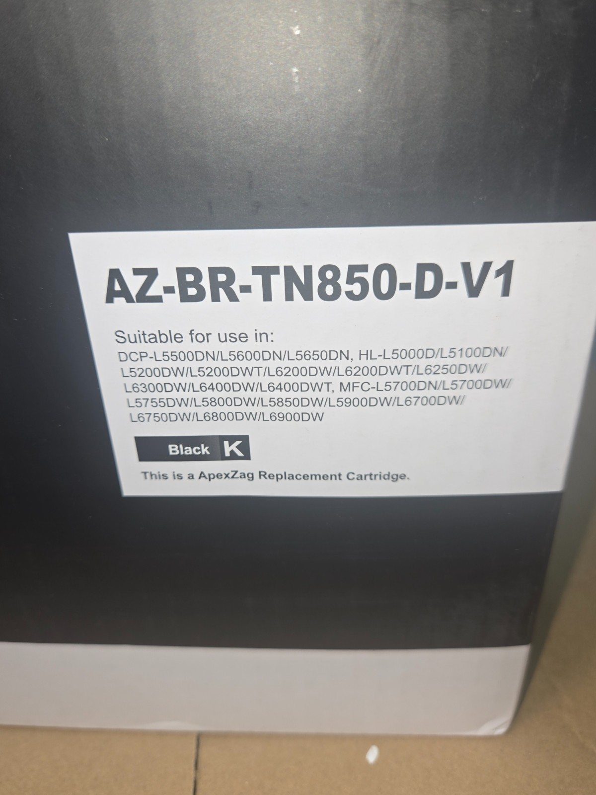 ApexZag Compatible TN850 Black Toner Cartridges (2-Pack) for Brother Printers