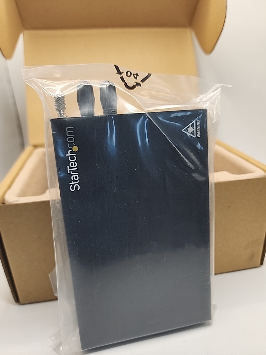 StarTech 10/100 Mbps Ethernet to Multi Mode ST Fiber Media Converter -New in Box