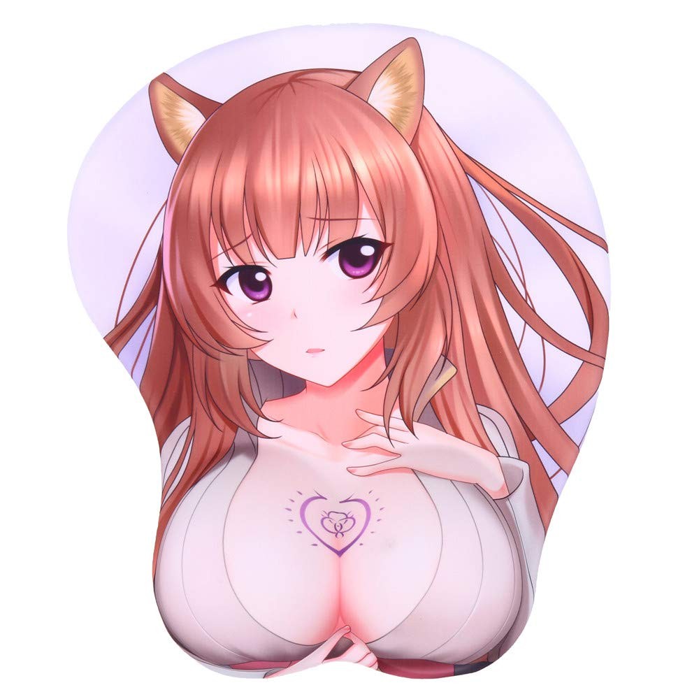 Boo Ace Raphtalia 3D Mousepads Anime 10.2 x 8.7 x 1.2 Inches, F