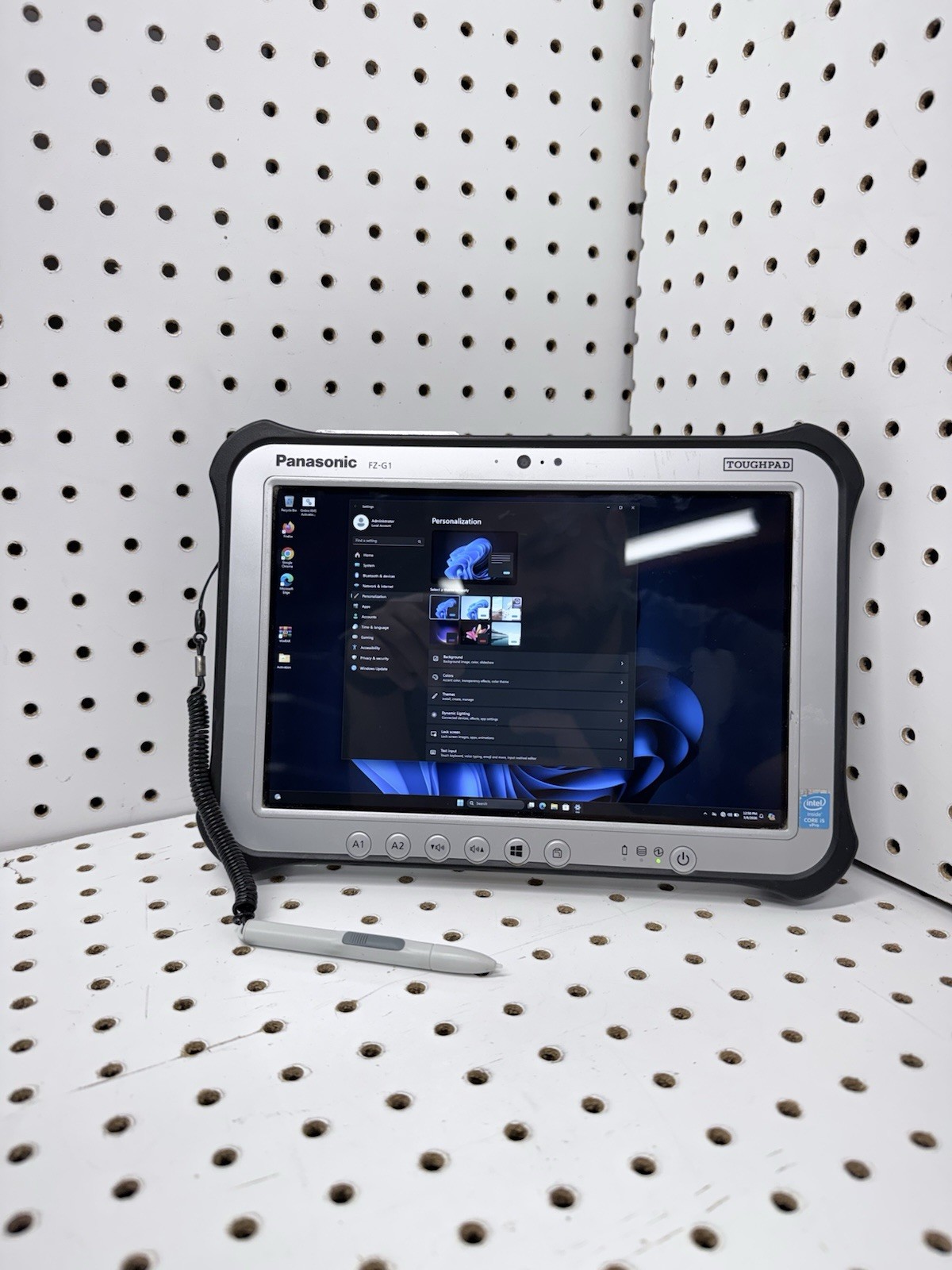 PANASONIC TOUGHPAD FZ-G1 8 GB LAN RJ45 Diagnostic Tablet I5 5th Gen Stylus Strap