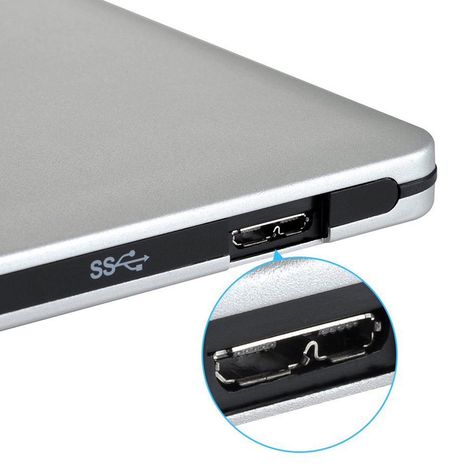 Blu ray Burner USB External Super Slim BD DVD CD RW Disc Writer Movie Player USA